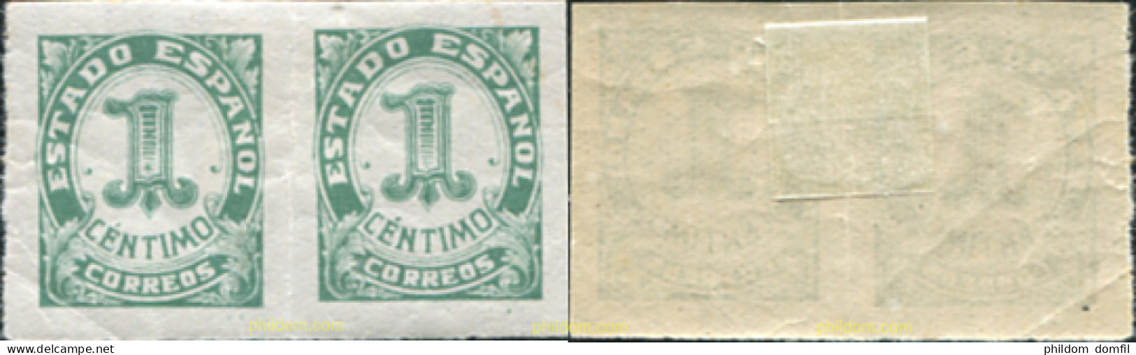 730467 HINGED ESPAÑA 1937 CIFRAS, CID E ISABEL II - Unused Stamps