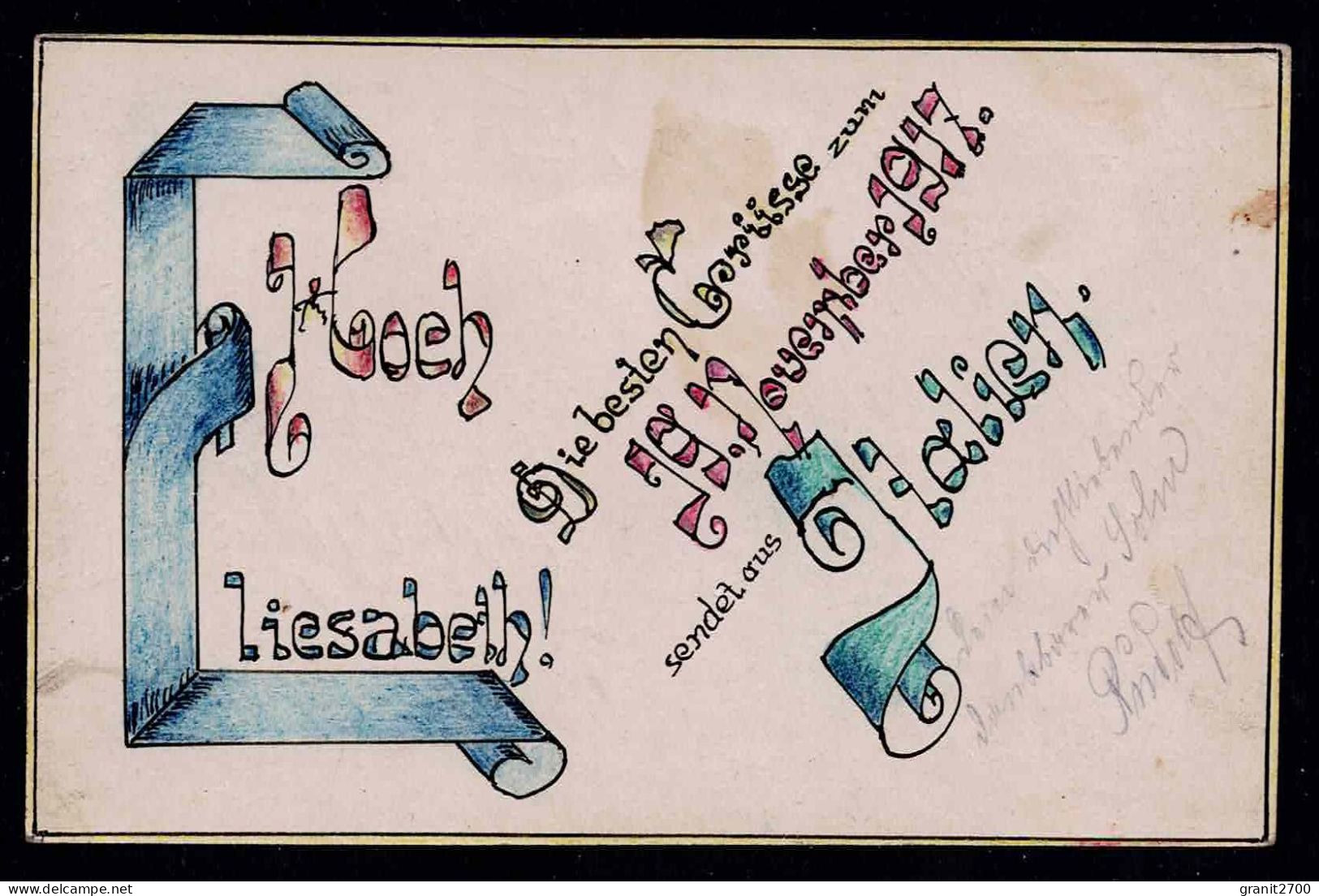 K.k. Feldpostkorrespondenzkarte - K.u.k. Feldpostamt 420 Vom 10.XI.17 - K.k. Landsturminfanteriebataillon No, IV/3 ? - Autres & Non Classés