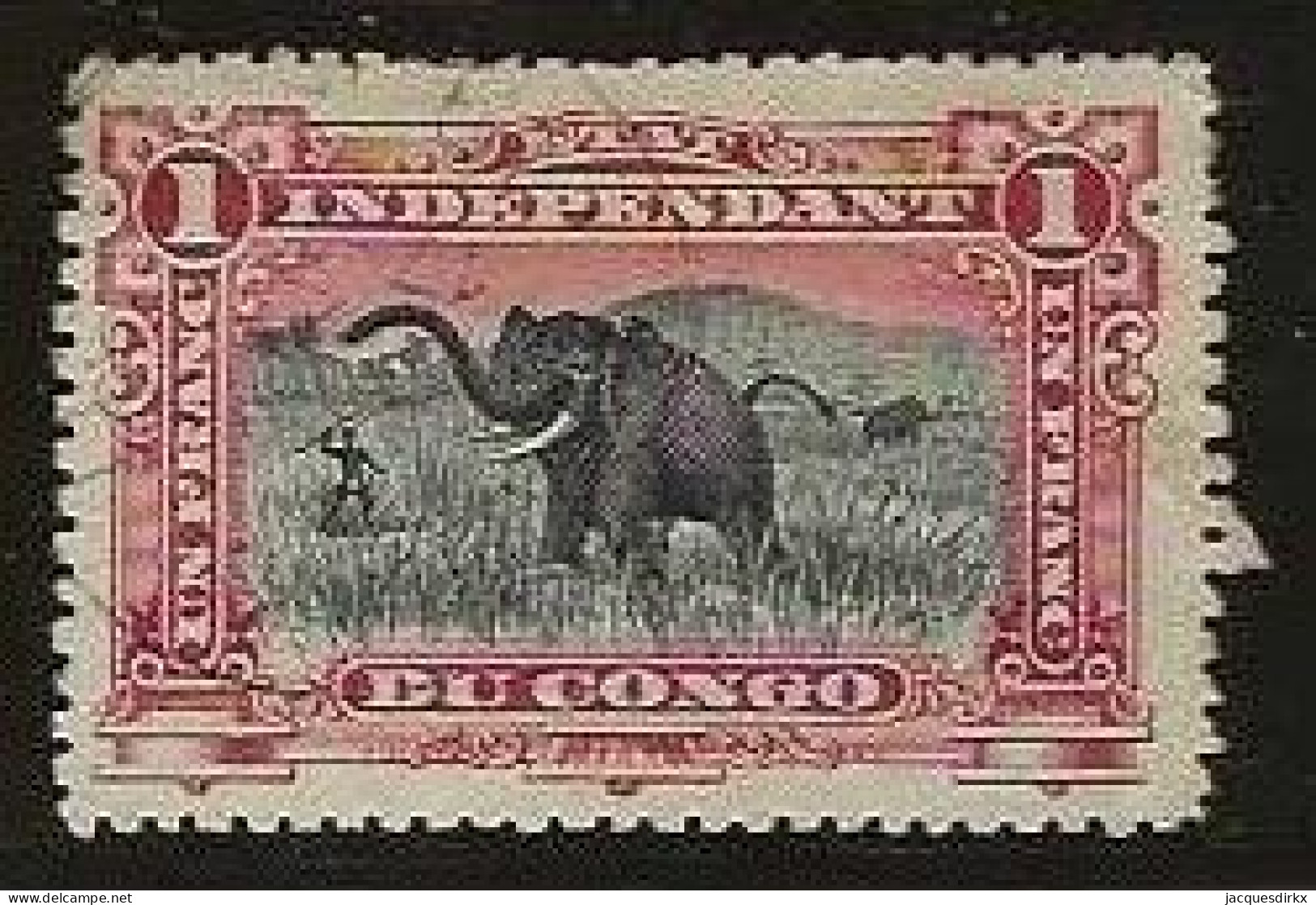 Congo   .   OBP    .   26a     .    O      . Gestempeld  .   /   .   Oblitéré - 1884-1894