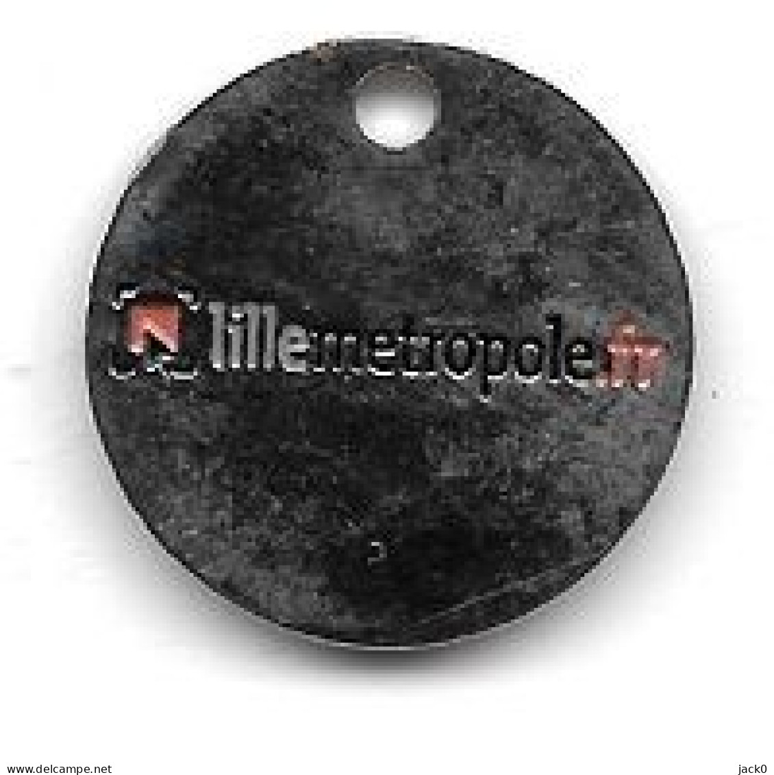 Jeton De Caddie  Occasion  Ville  LILLE  METROPOLE  Recto  Verso - Trolley Token/Shopping Trolley Chip