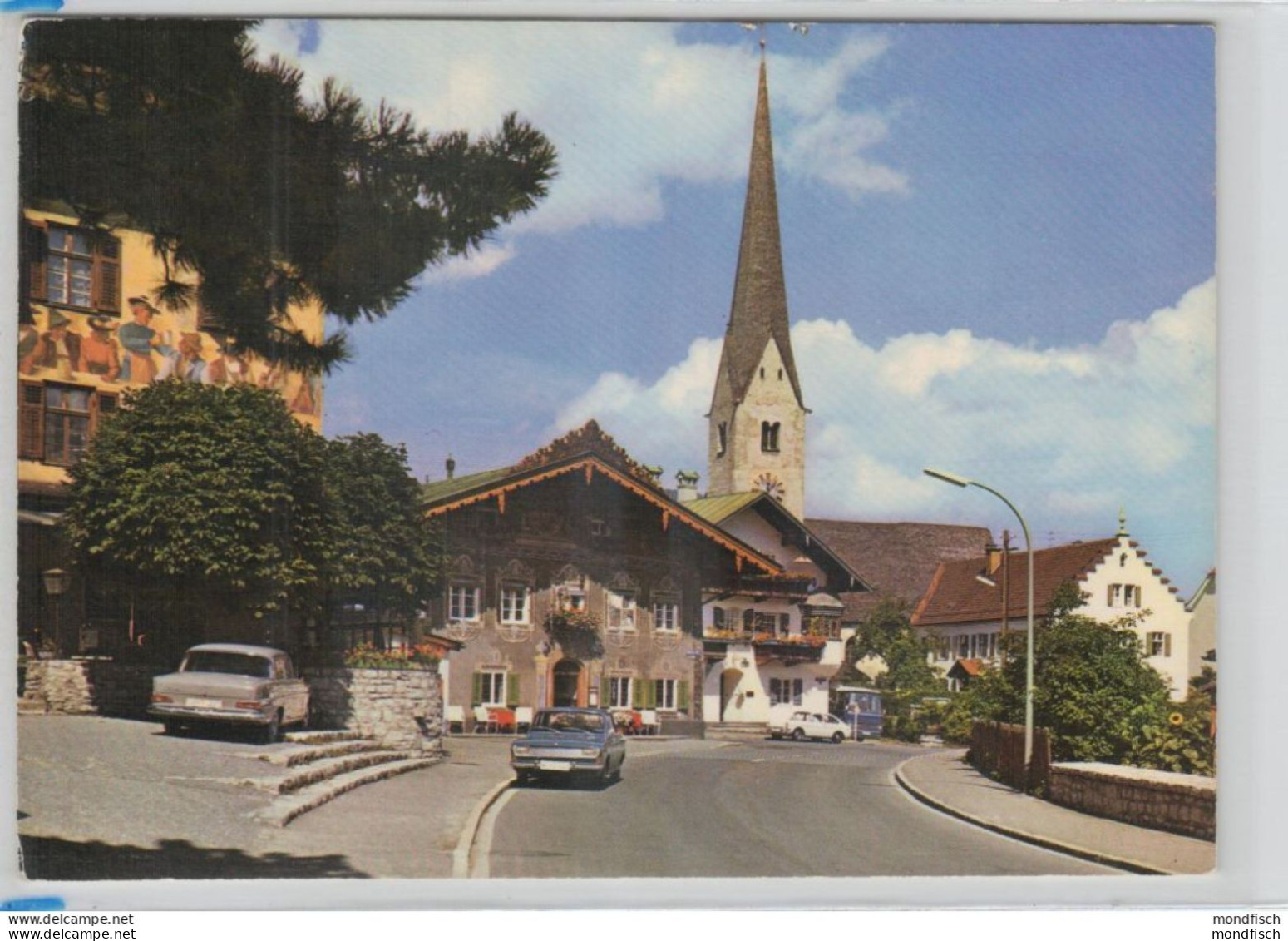 Garmisch - Partenkirchen - Alte Kirche - Opel - Mercedes - Voitures De Tourisme