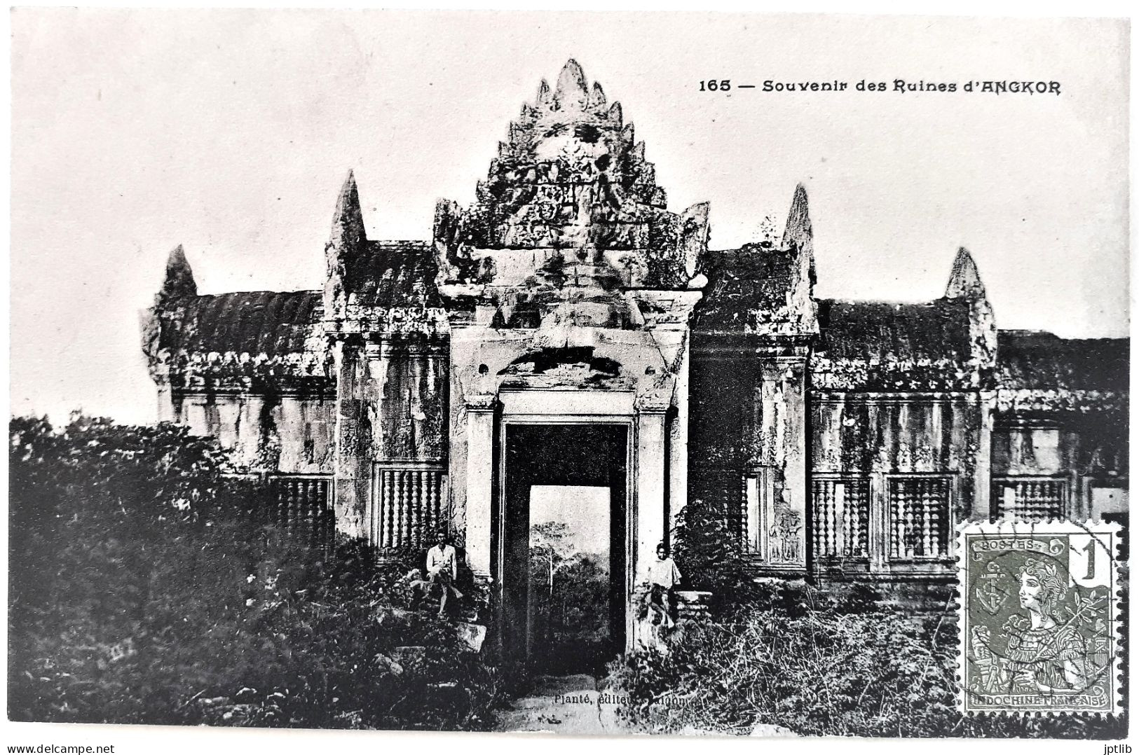 CPA Carte Postale / Indo-Chine, Indochine, Cambodge / Planté, éditeur - 165 / Souvenir Des Ruines D'Angkor. - Cambogia