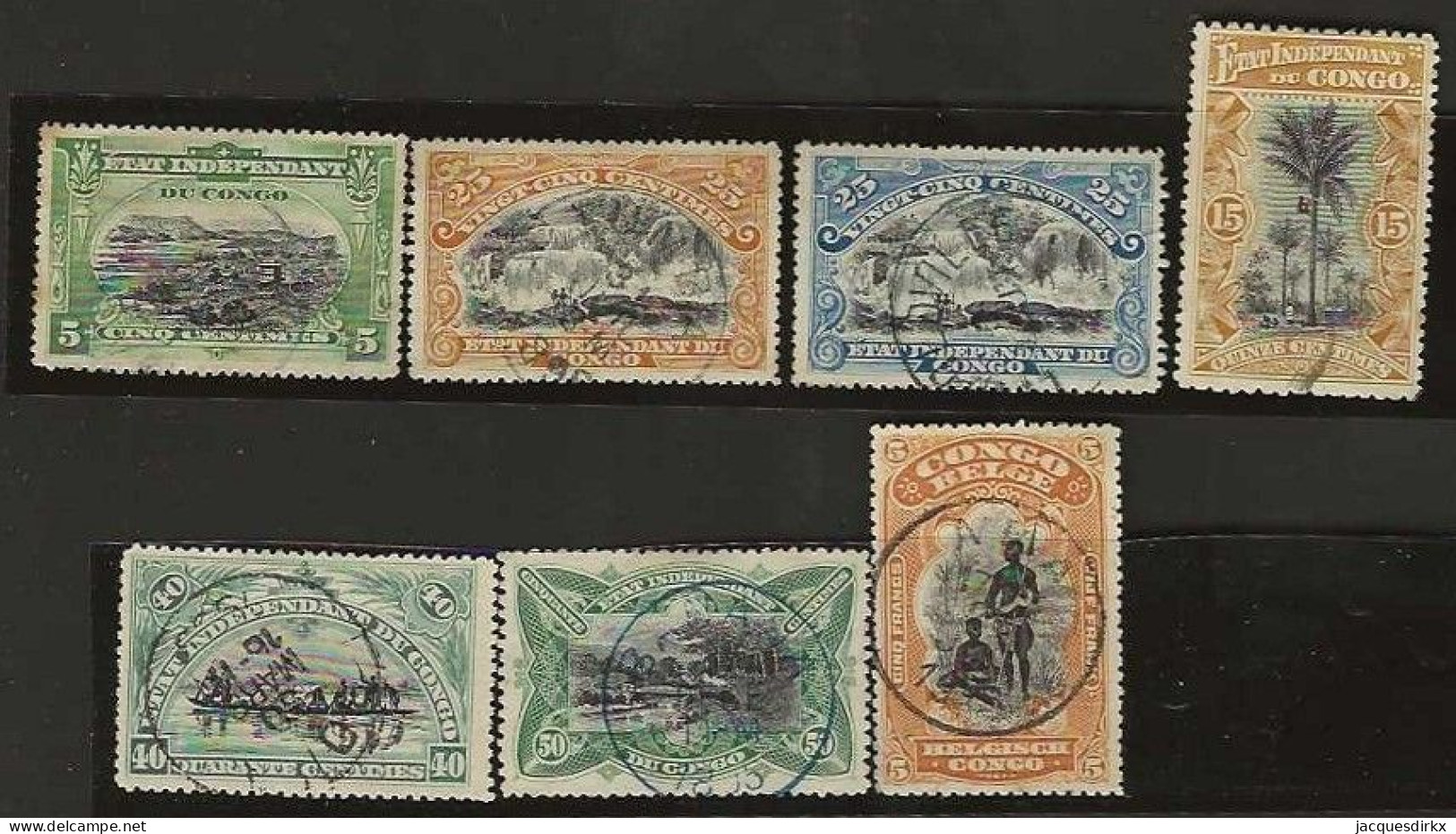 Congo   .   OBP    .   7 Zegels    .    O      . Gestempeld  .   /   .   Oblitéré - Used Stamps