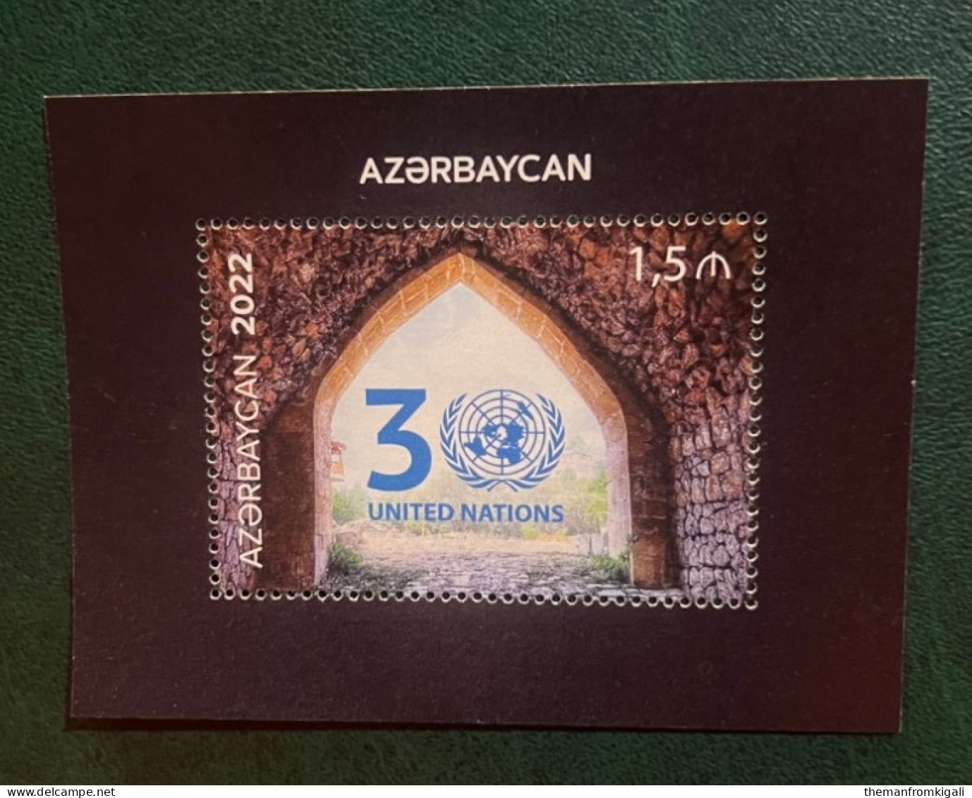 Azerbaijan 2022 - The 30th Anniversary Of Azerbaijan’s Admission To The United Nations. - Azerbaïjan