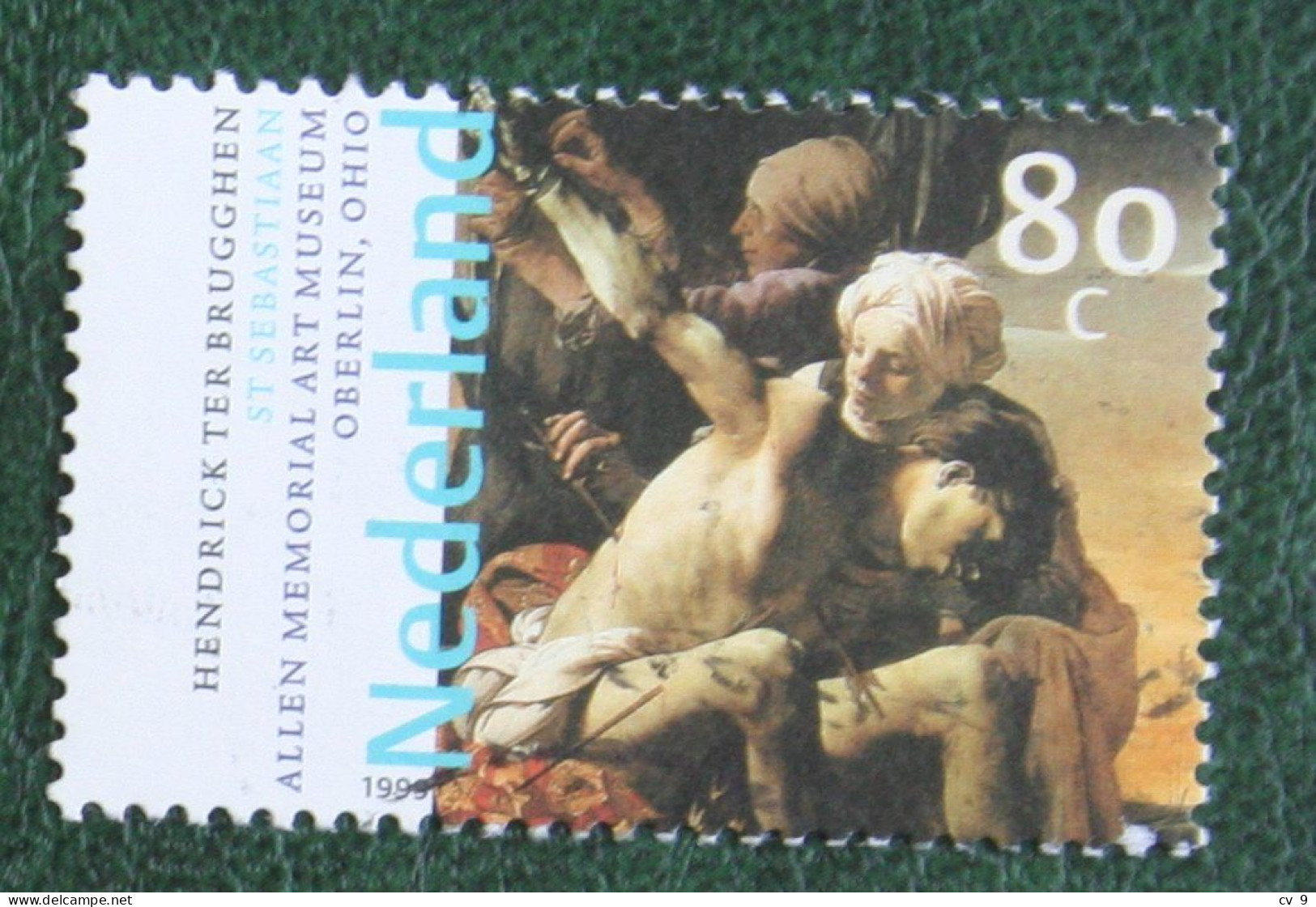 HENDRIK TER BRUGGHEN Art Painting NVPH 1829 (Mi 1723) 1999 Gestempeld Used Oblitéré NEDERLAND / NIEDERLANDE - Used Stamps