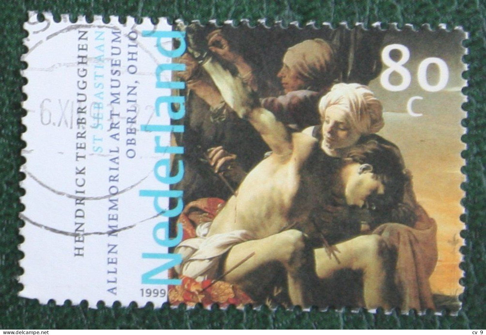 HENDRIK TER BRUGGHEN Art Painting NVPH 1829 (Mi 1723) 1999 Gestempeld Used Oblitéré NEDERLAND / NIEDERLANDE - Used Stamps