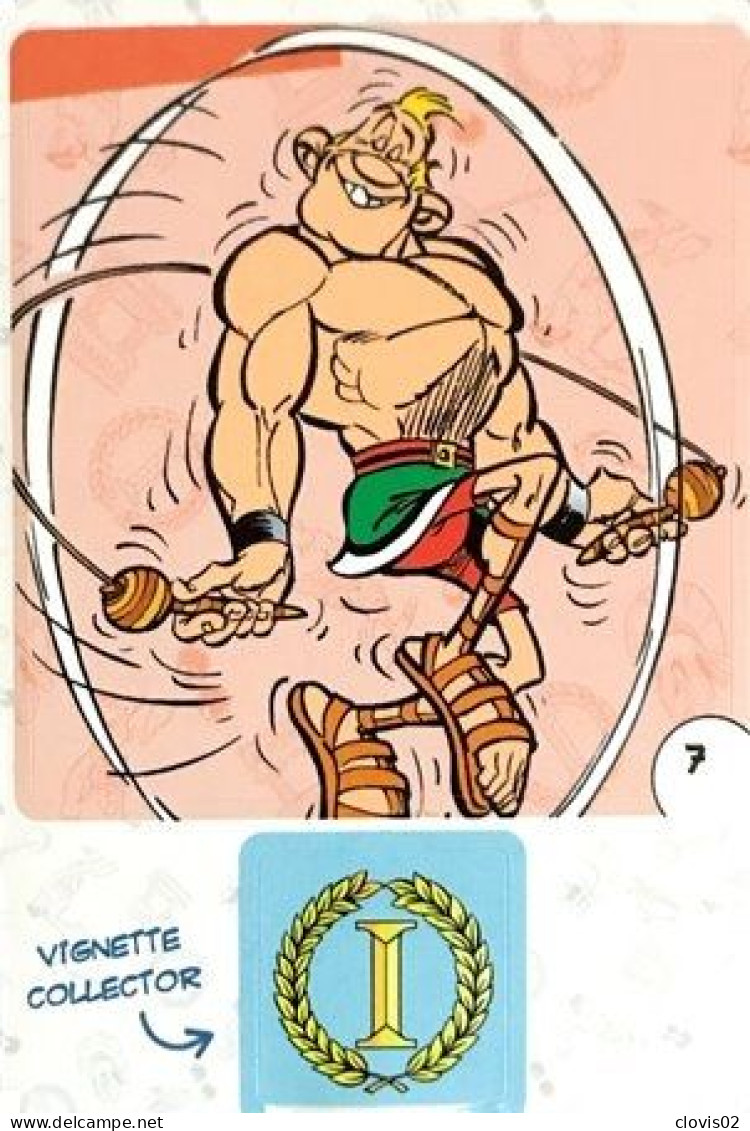 7 - Astérix Aux Jeux Olympiques Collector Cora 2024 Sticker Vignette - Autres & Non Classés