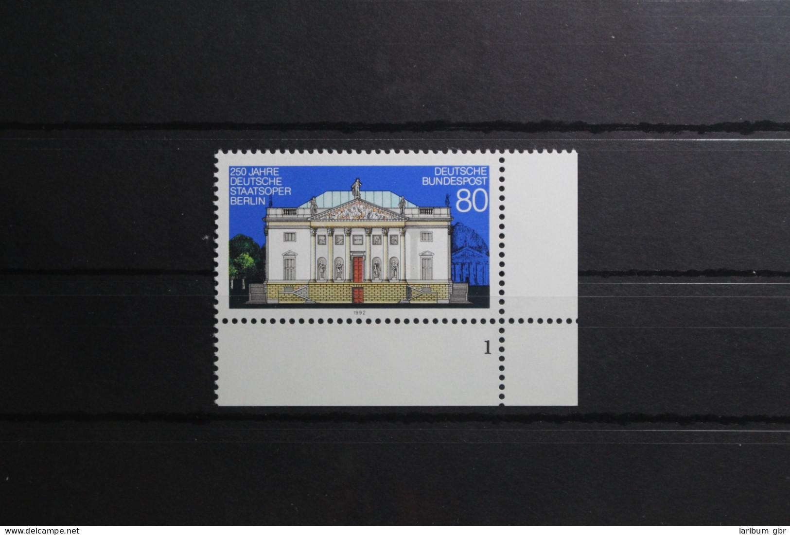 BRD 1625 Postfrisch Als Eckrand Mit Formnummer 1 #UJ051 - Sonstige & Ohne Zuordnung