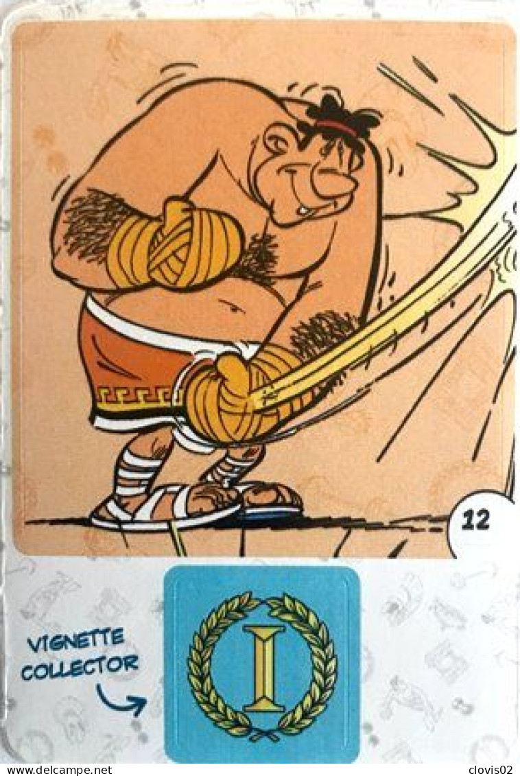 12 - Astérix Aux Jeux Olympiques Collector Cora/Match 2024 Sticker Vignette - Other & Unclassified