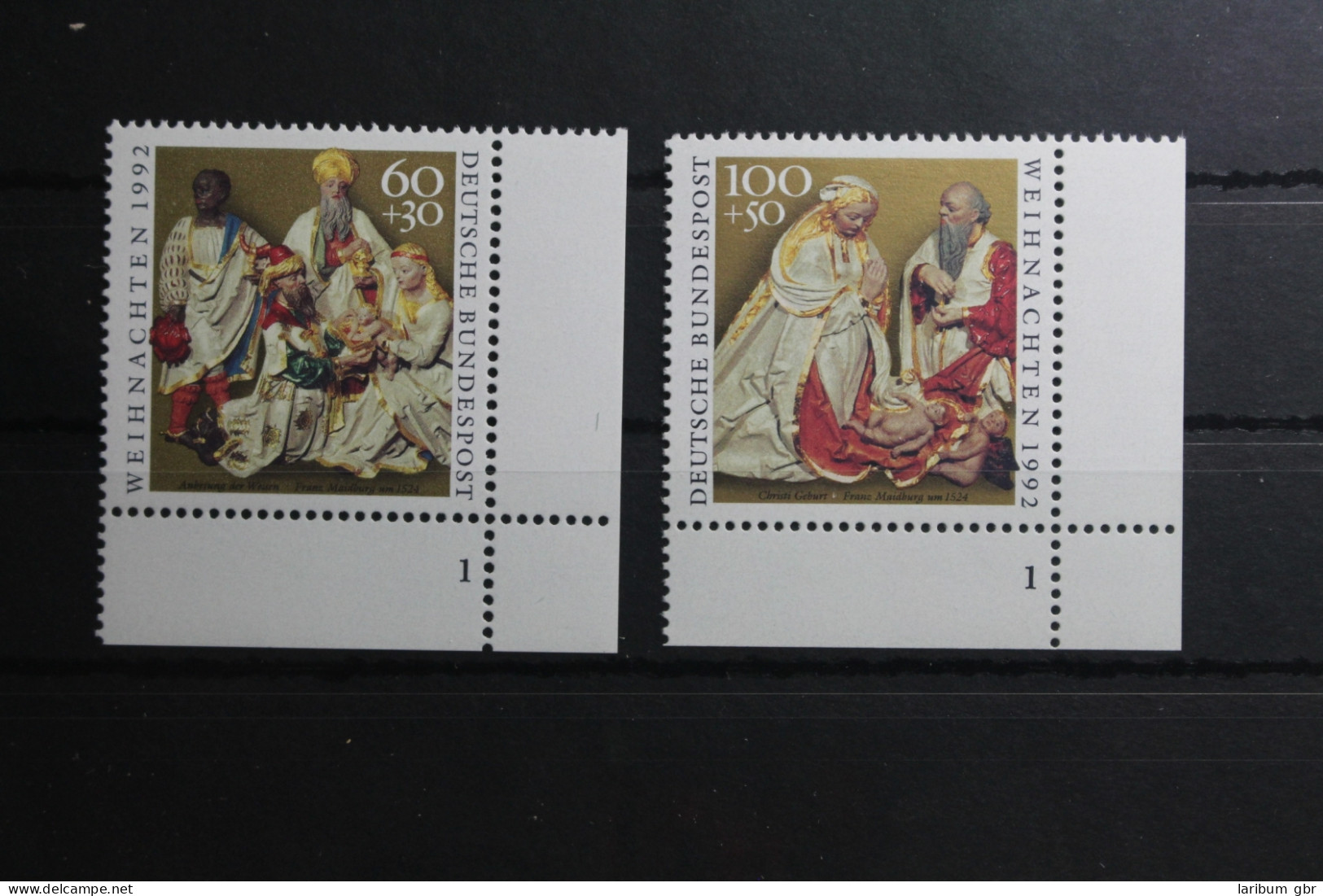 BRD 1639-1640 Postfrisch Als Eckrand Mit Formnummer 1 #UJ171 - Altri & Non Classificati