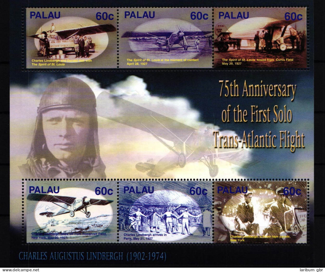Palau Inseln 2205-2210 Postfrisch Kleinbogen / Flugzeuge #GY307 - Palau