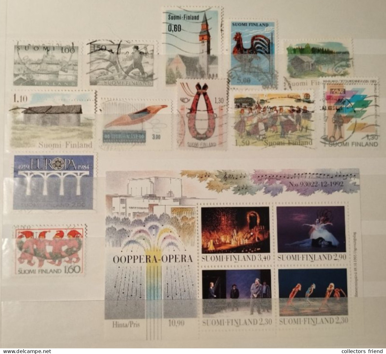 FINLAND FINLANDE FINNLAND - Small Lot Of Used Stamps + Block 10 MNH** - Colecciones