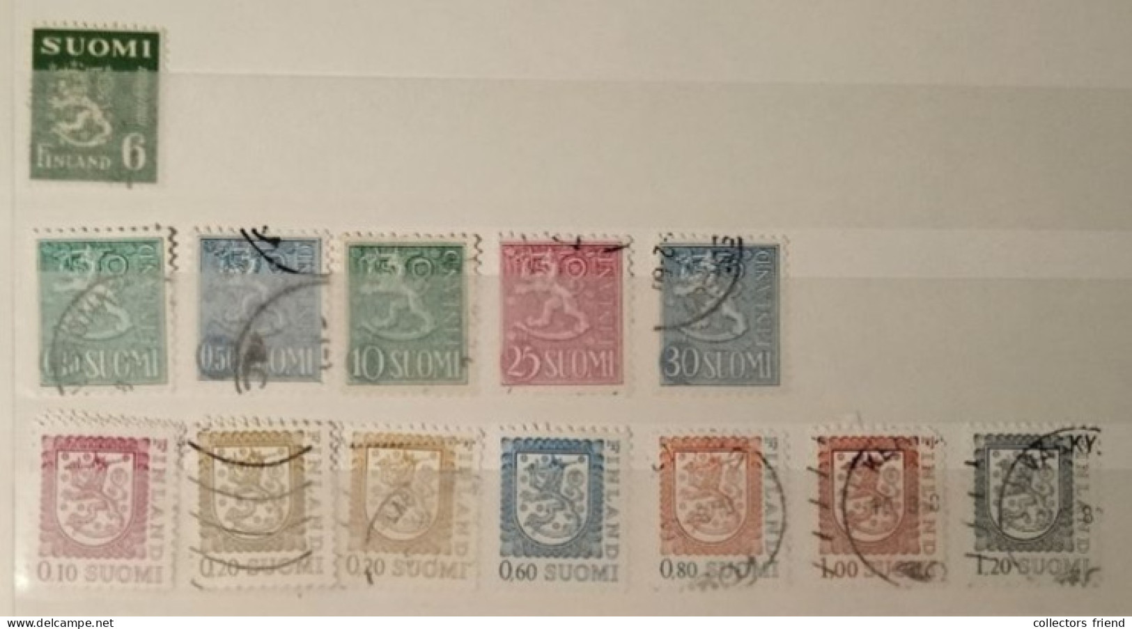 FINLAND FINLANDE FINNLAND - Small Lot Of Used Stamps + Block 10 MNH** - Sammlungen