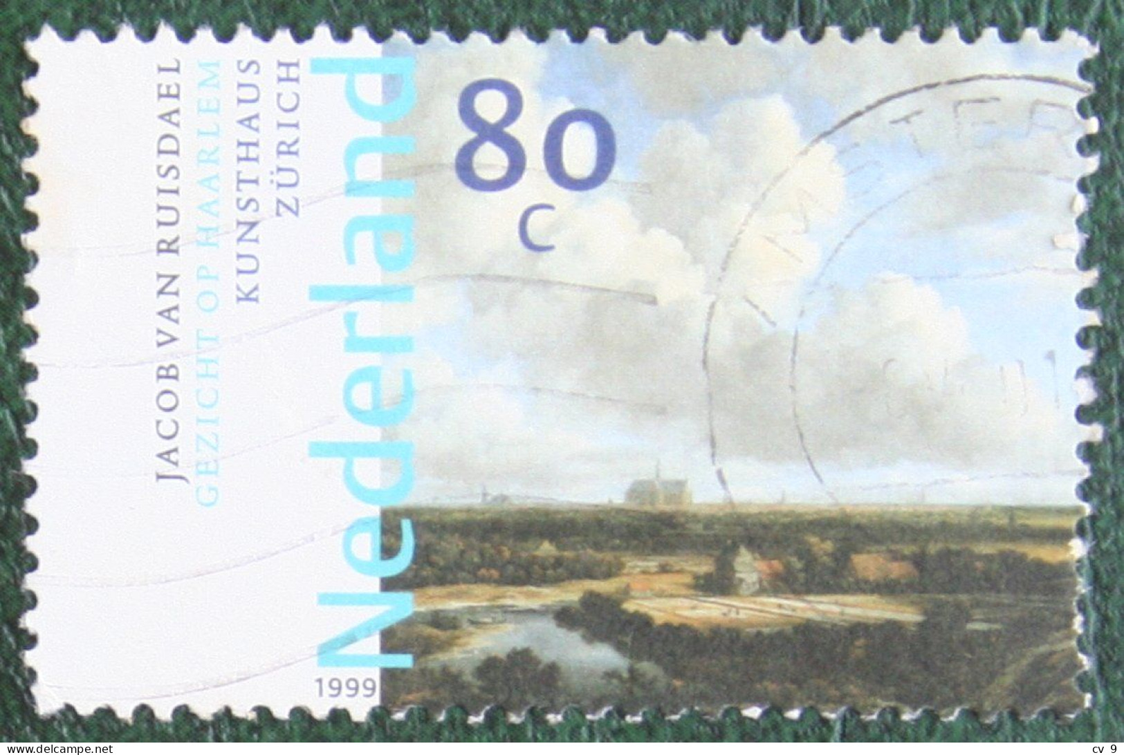 JACOB VAN RUISDAEL Art Painting NVPH 1833 (Mi 1727) 1999 Gestempeld / USED NEDERLAND / NIEDERLANDE - Used Stamps