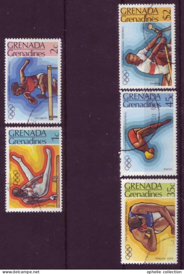 Amérique - Grenada - Grenadines - 1976 - Montreal Olympic Games - 5 Timbres Différents - 7323 - Autres - Amérique
