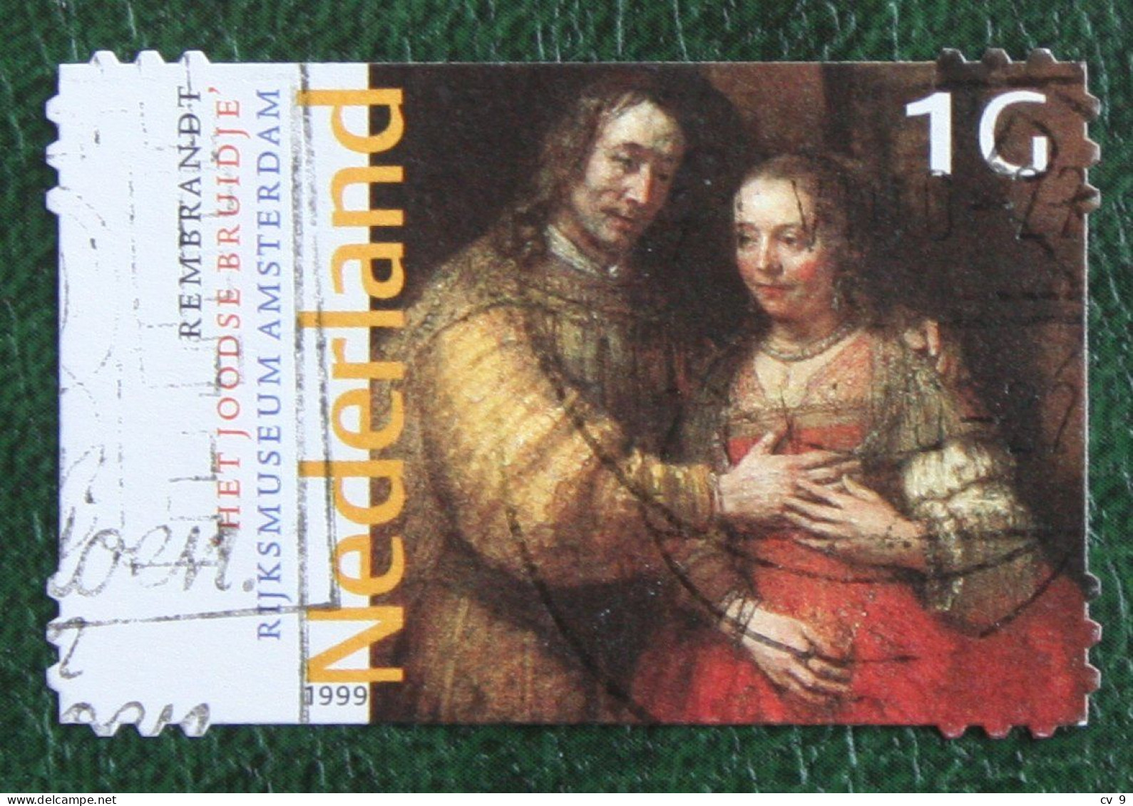 Rembrandt Van Rijn Painter Art NVPH 1836 (Mi 1730) 1999 Gestempeld / USED NEDERLAND / NIEDERLANDE - Usati