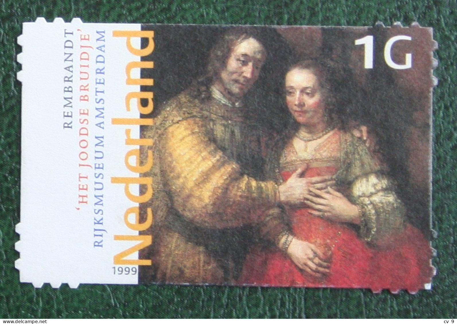 Rembrandt Van Rijn Painter Art NVPH 1836 (Mi 1730) 1999 Gestempeld / USED NEDERLAND / NIEDERLANDE - Usati