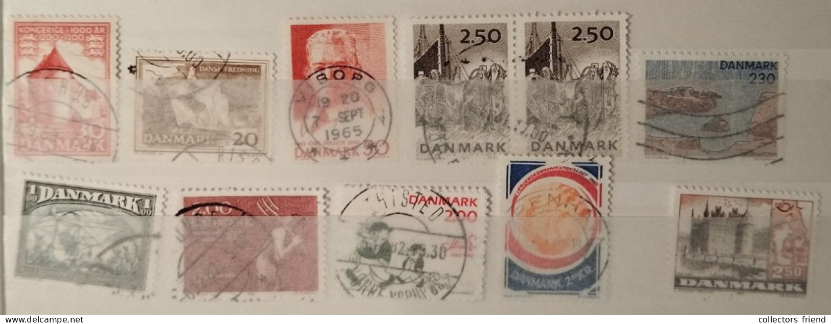 DENMARK Dänemark Danmark - Small Collection Of Used Stamps - Collections