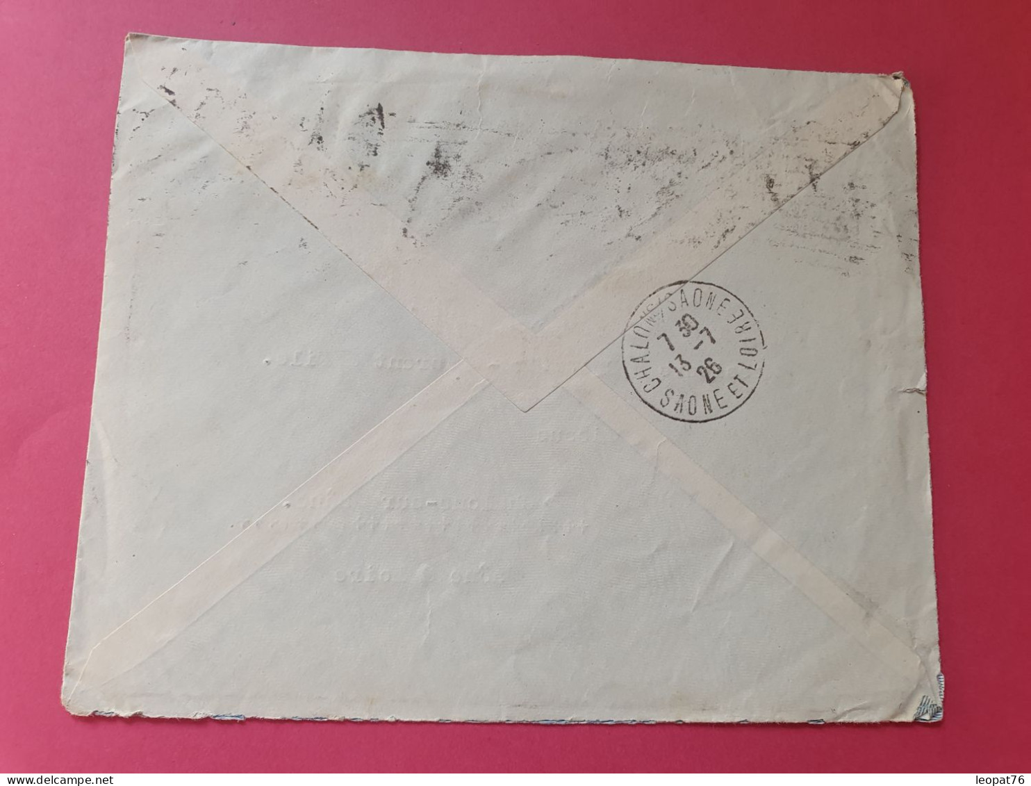 Tunisie - Enveloppe Commerciale De Tunis Pour Chalons Sur Saône En 1926  - Réf 3523 - Lettres & Documents