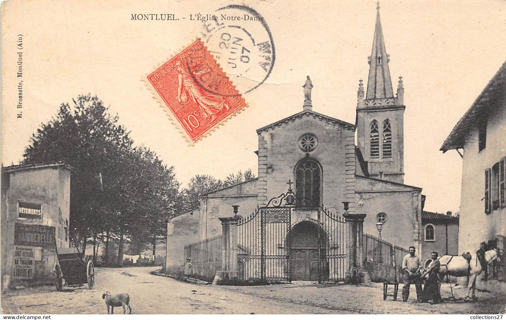 01-MONTLUEL- L'EGLISE NOTRE DAME - Montluel