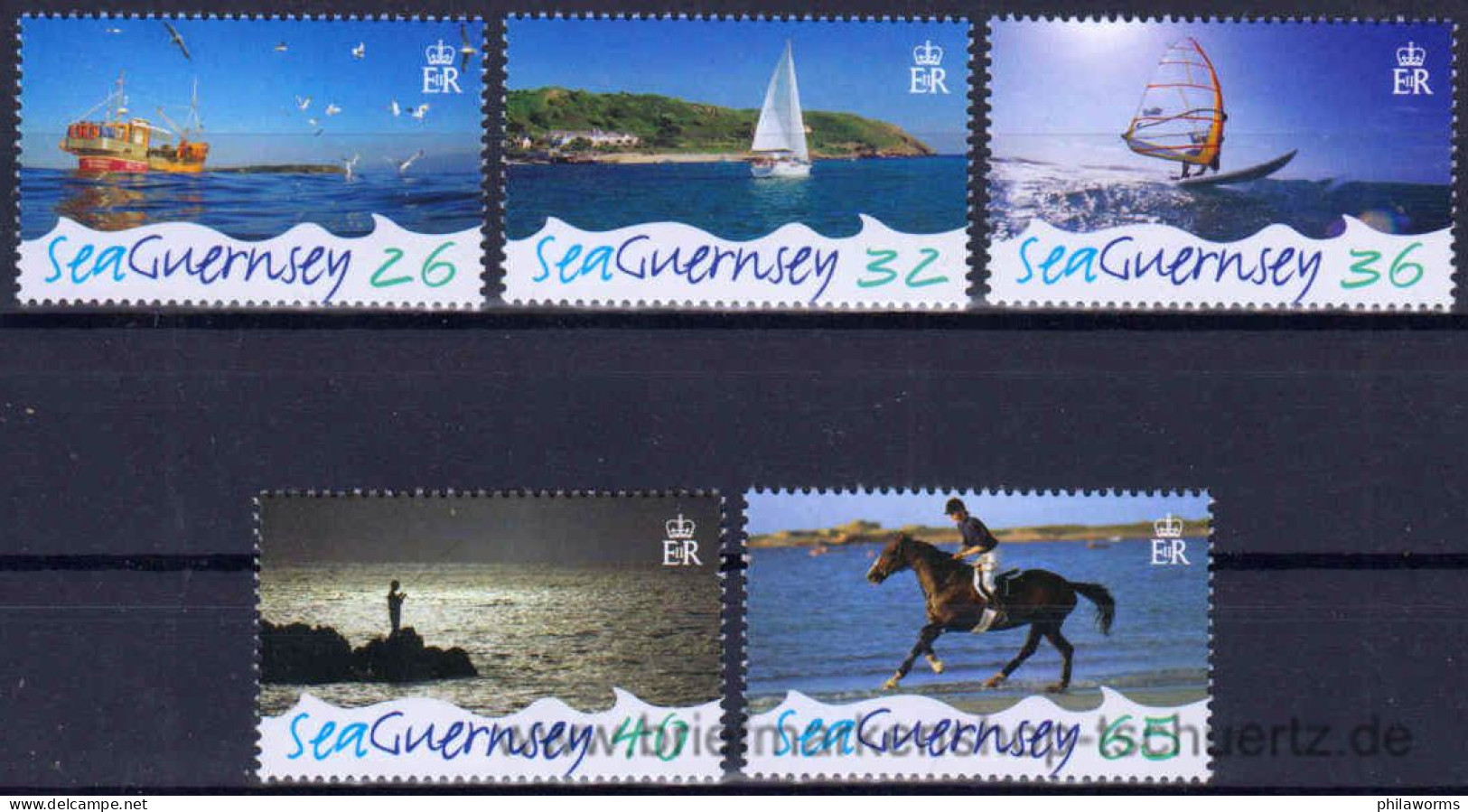 Guernsey 2005, Mi. 1053-57 ** - Guernesey