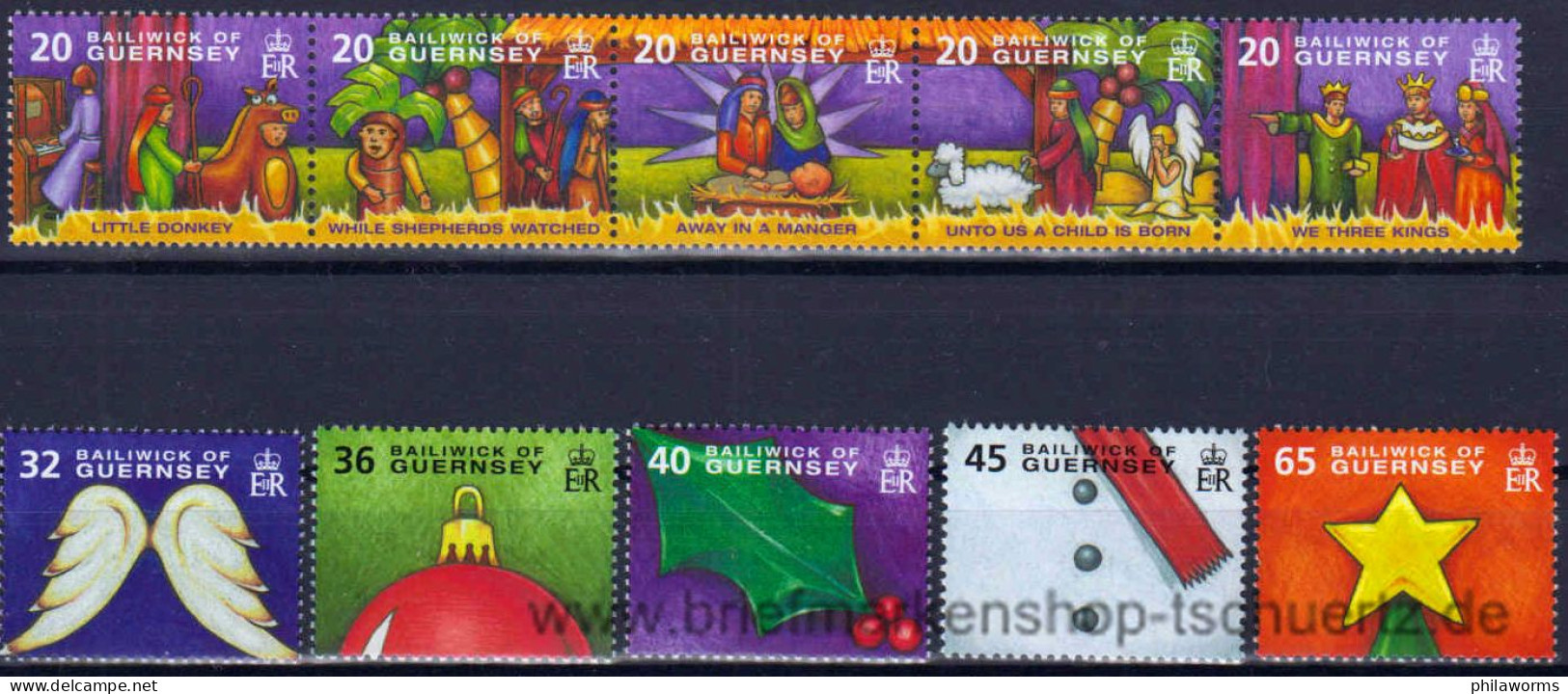 Guernsey 2004, Mi. 1023-32 ZD ** - Guernsey