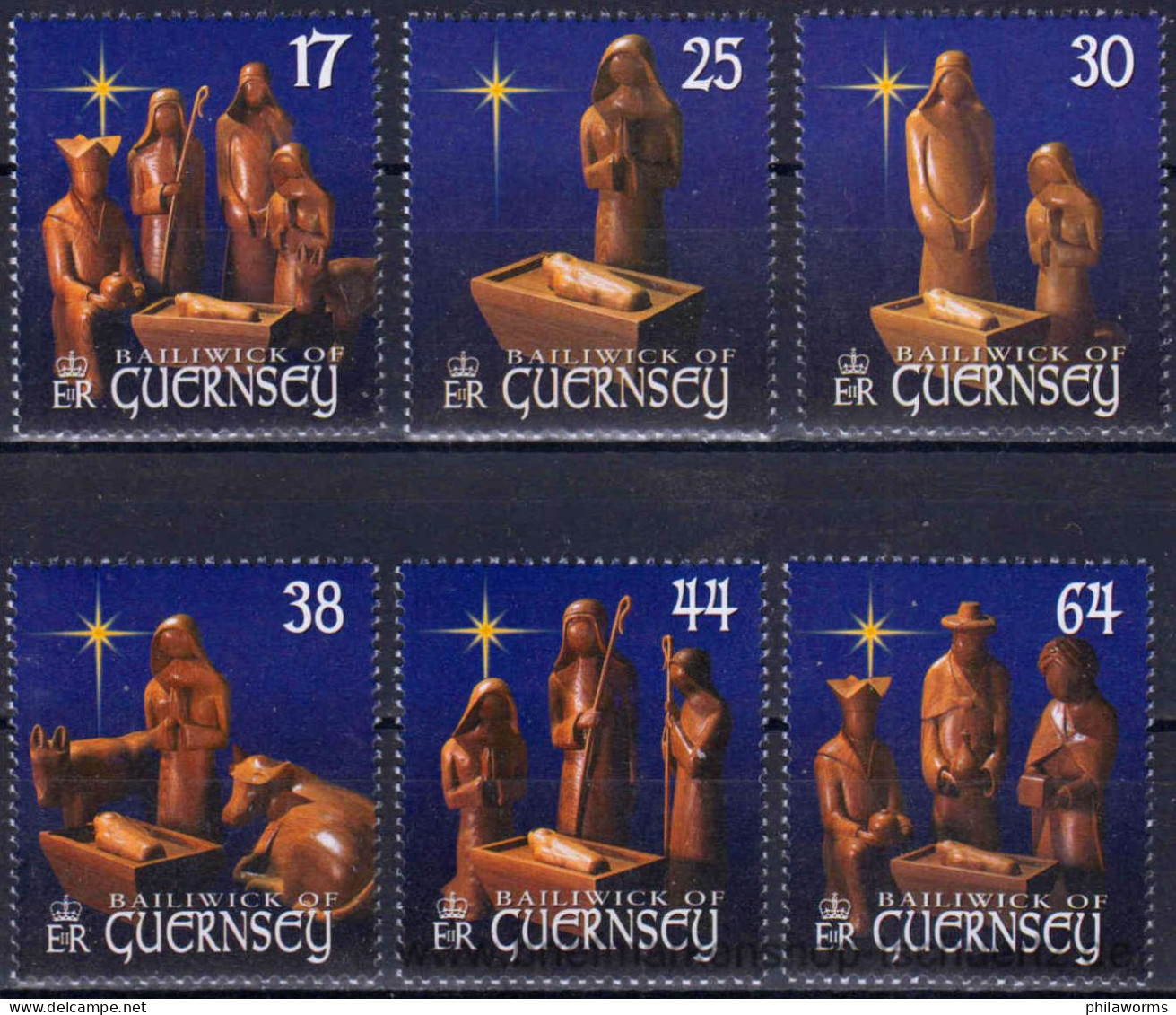 Guernsey 1999, Mi. 833-38 ** - Guernsey