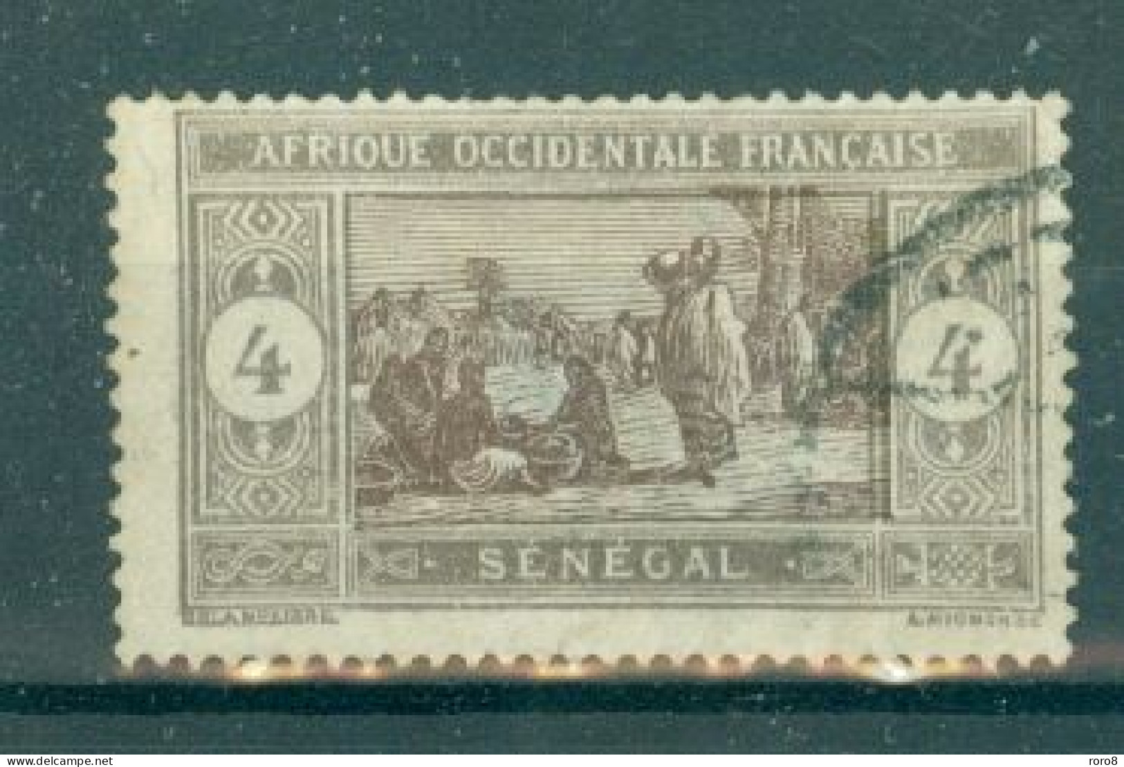 SENEGAL - N°55 Oblitéré - Marché Indigène. - Usati