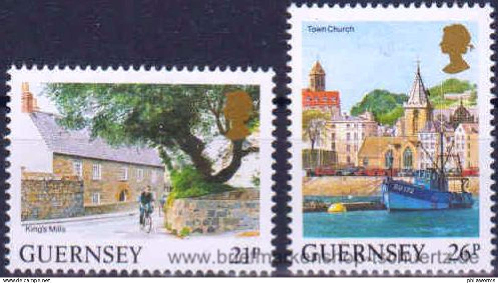 Guernsey 1991, Mi. 516-17 A ** - Guernesey