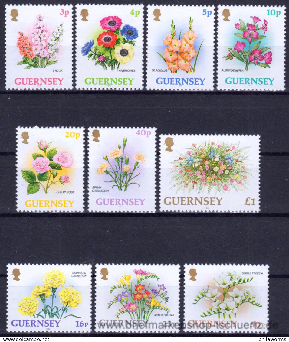 Guernsey 1992, Mi. 557-66 A ** - Guernsey