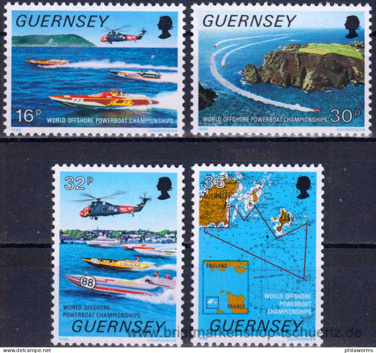 Guernsey 1988, Mi. 426-29 ** - Guernsey