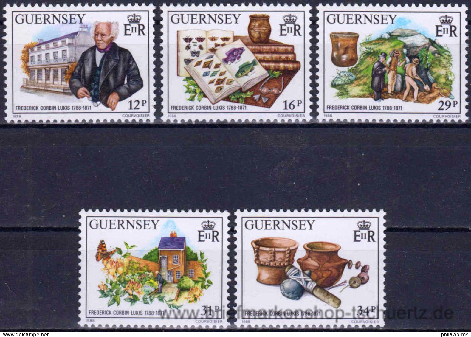 Guernsey 1988, Mi. 421-25 ** - Guernsey