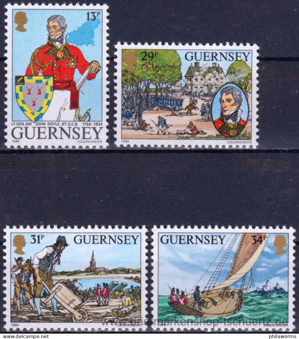 Guernsey 1984, Mi. 310-13 ** - Guernsey