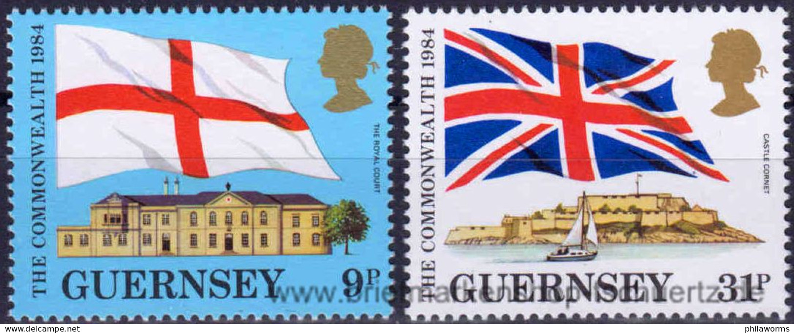 Guernsey 1984, Mi. 284-85 ** - Guernesey