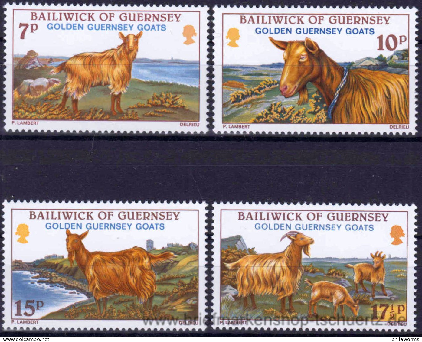 Guernsey 1980, Mi. 209-12 ** - Guernsey