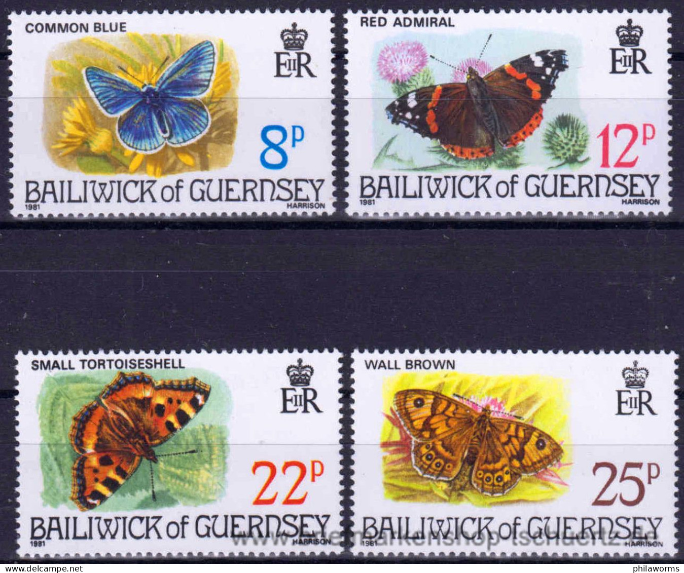 Guernsey 1981, Mi. 218-21 ** - Guernsey