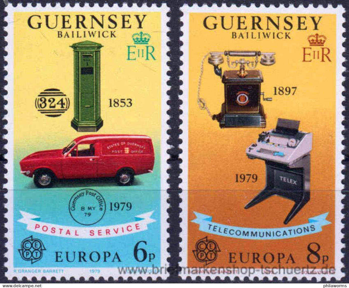 Guernsey 1979, Mi. 189-90 ** - Guernesey