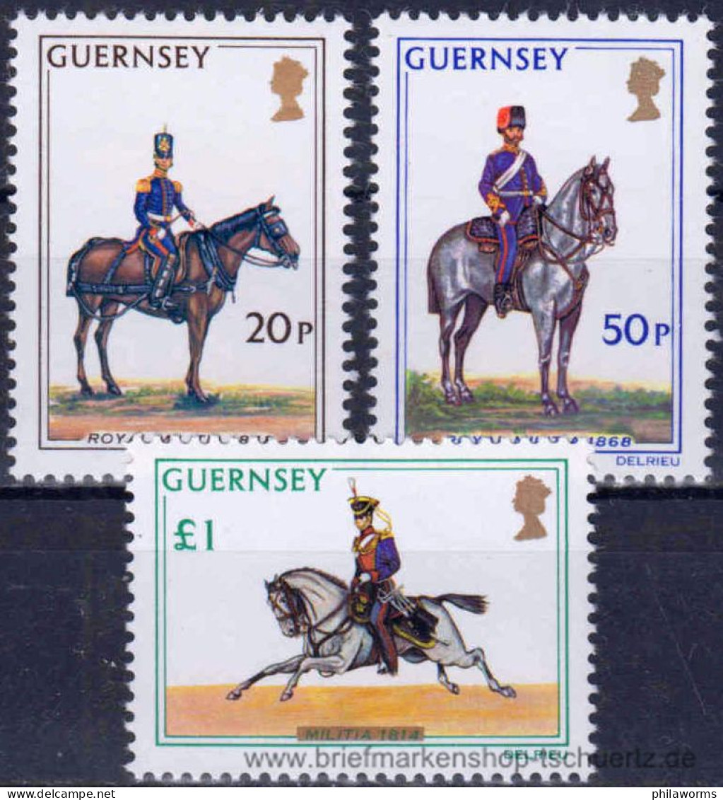 Guernsey 1975, Mi. 118-20 ** - Guernesey