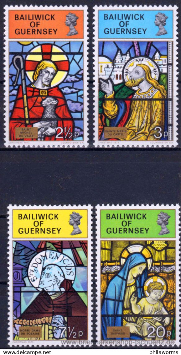 Guernsey 1973, Mi. 84-87 ** - Guernesey