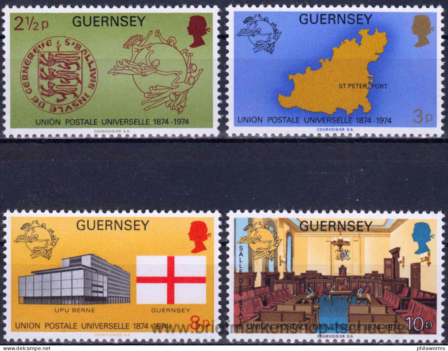 Guernsey 1974, Mi. 106-09 ** - Guernesey