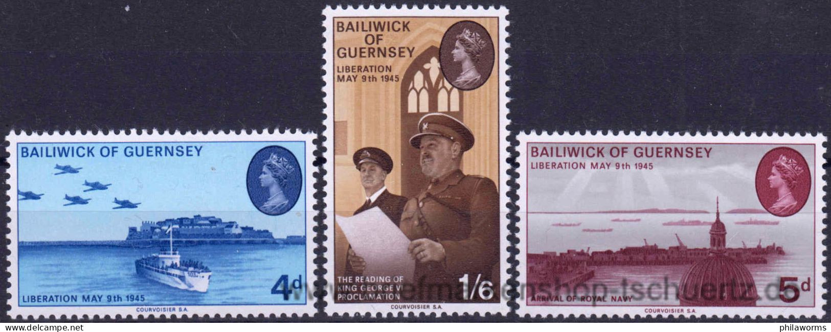 Guernsey 1970, Mi. 28-30 ** - Guernsey