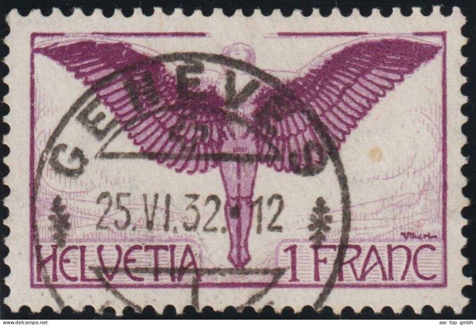 Schweiz Flugpost SBK#12 Gestempelt Geneve 1932-06-25 - Gebruikt