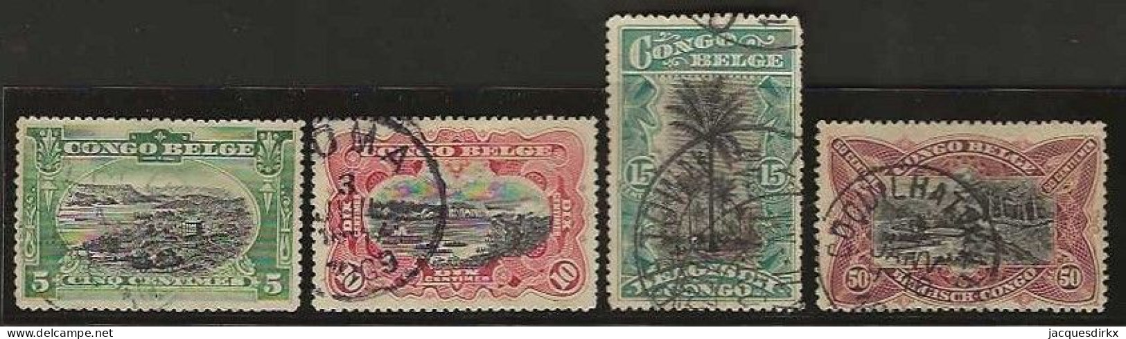 Congo   .   OBP    .   50/53      .    O      . Gestempeld  .   /   .   Oblitéré - Used Stamps