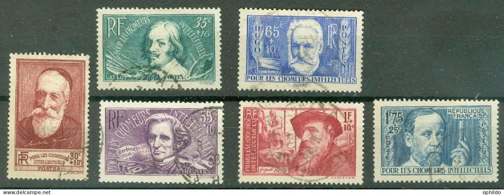 France Yv  380/385 Ob TB  - Used Stamps