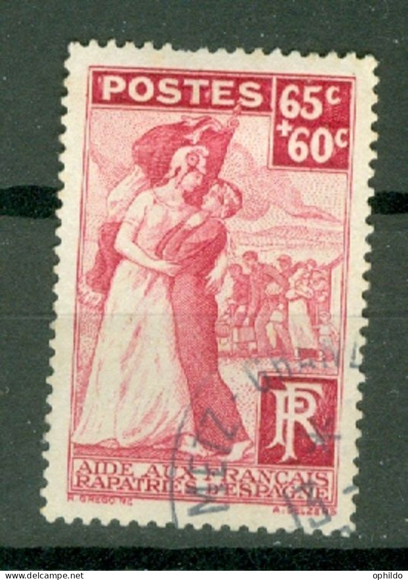 France Yv  401 Ob Une Dent Courte  - Used Stamps