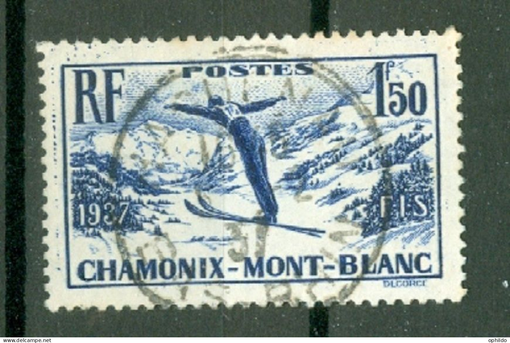 France Yv  334 Ob TB  - Gebraucht