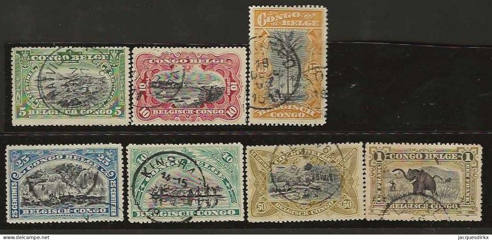 Congo   .   OBP    .   7 Zegels    .    O      . Gestempeld  .   /   .   Oblitéré - Used Stamps