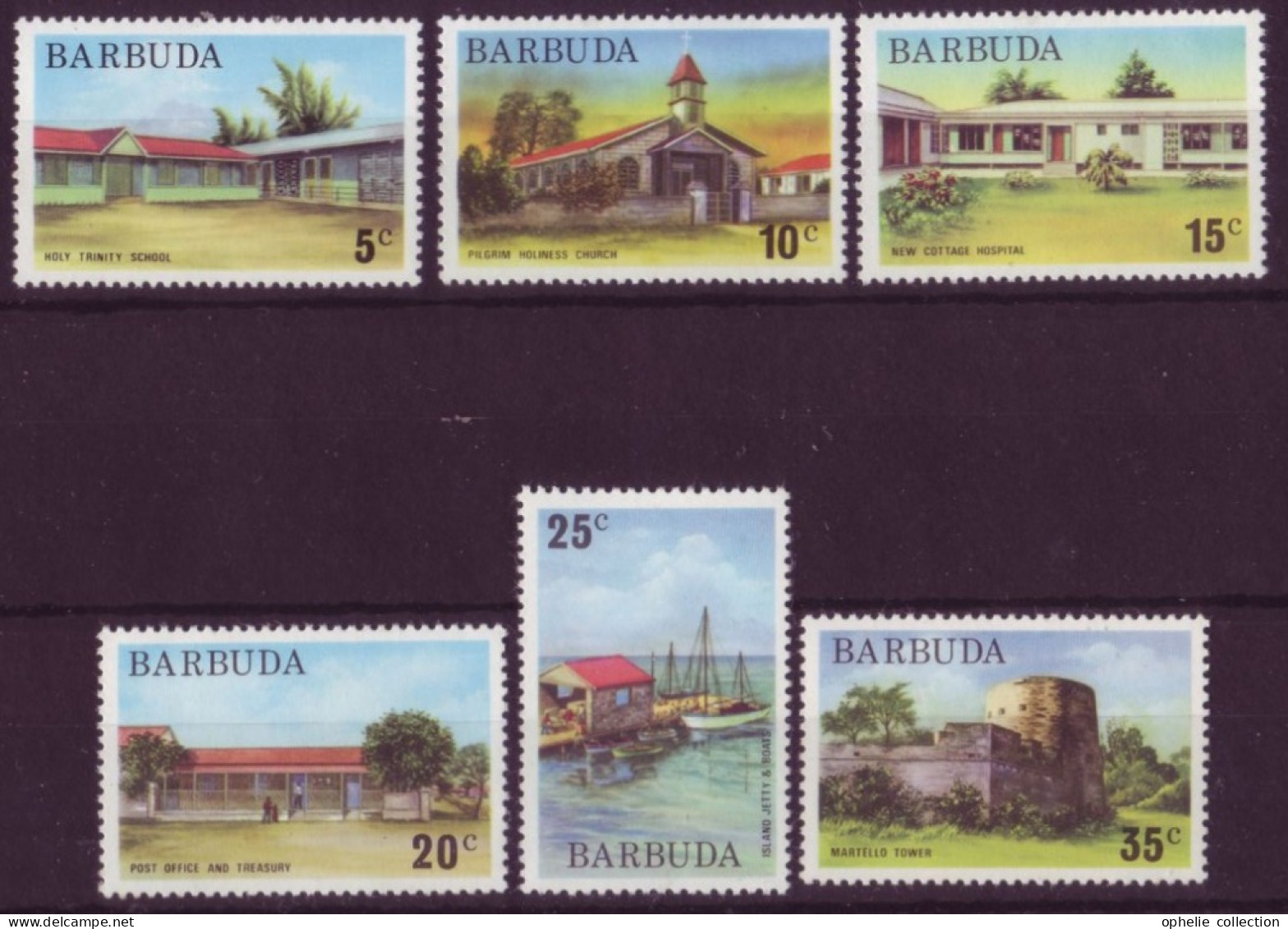Amérique - Barbuda - Tourisme - 6  Timbres Différents - 7328 - Barbades (1966-...)