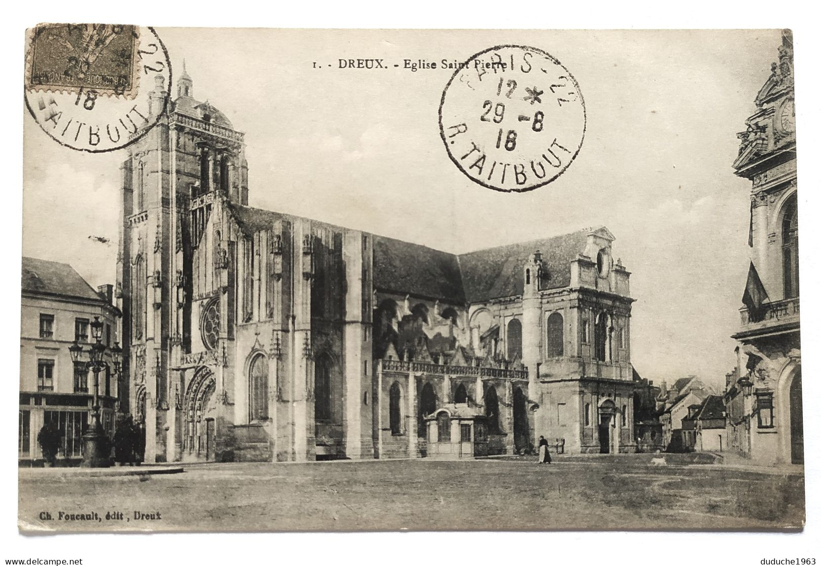 CPA - 28.Dreux. Eglise Saint Pierre - Dreux