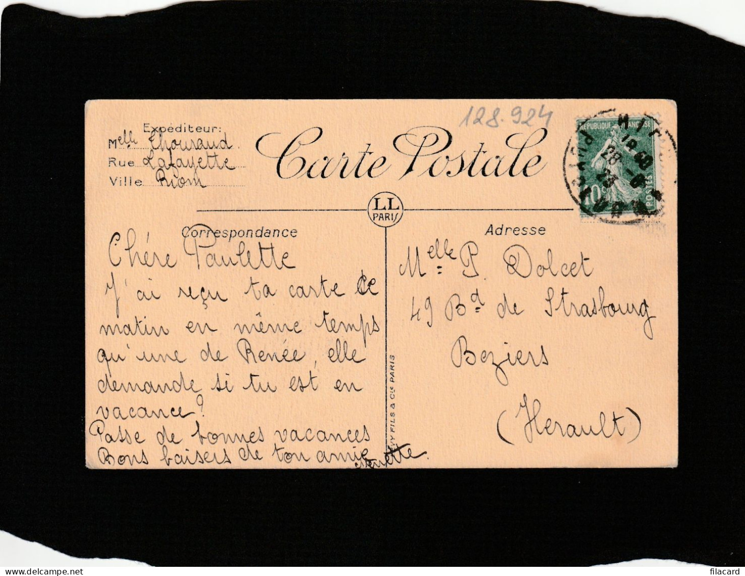 128924          Francia,     Riom,    Portail   Du   Mathurel,    VG    1923 - Riom